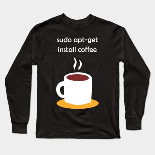 Linux Install Coffee Long Sleeve T-Shirt